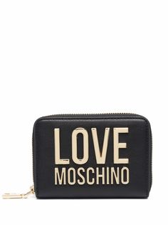 Love Moschino кошелек с круговой молнией и логотипом