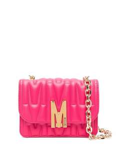 Moschino стеганая сумка на плечо