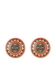 Chanel Pre-Owned серьги-клипсы 1980-х годов с логотипом CC