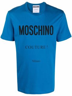 Moschino футболка с логотипом Couture