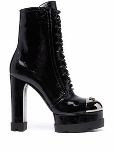 Casadei ботильоны New Cult на платформе