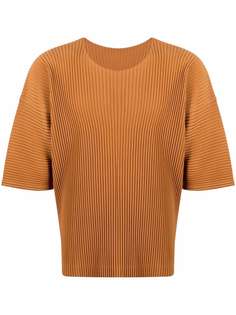 Homme Plissé Issey Miyake плиссированная футболка