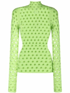 Maisie Wilen сетчатый топ Wasabi