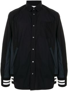 Sacai рубашка с полосками