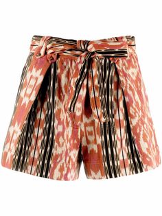 Ulla Johnson жаккардовые шорты с поясом