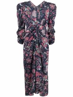 Isabel Marant платье миди Albi с цветочным принтом