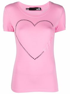 Love Moschino декорированная футболка