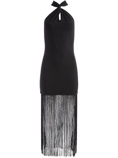 Alice+Olivia платье Steph с бахромой