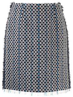 LANVIN юбка с бахромой