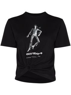 Paco Rabanne футболка с принтом Françoise Hardy