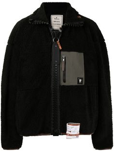 Maison Mihara Yasuhiro фактурная куртка с нагрудным карманом
