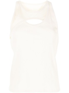 Dion Lee топ с вырезом