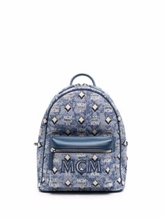 MCM рюкзак с жаккардовым логотипом