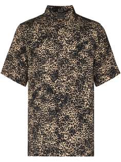 Ksubi рубашка Jungle Resort с леопардовым принтом