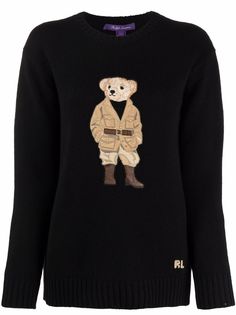 Ralph Lauren Collection трикотажный джемпер с вышивкой