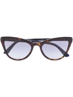 Prada Eyewear солнцезащитные очки Catwalk в оправе кошачий глаз