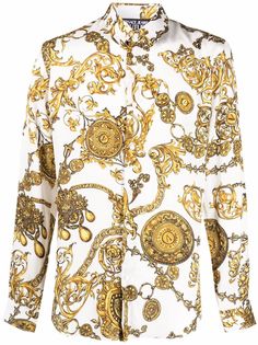 Versace Jeans Couture рубашка с длинными рукавами и принтом Baroque