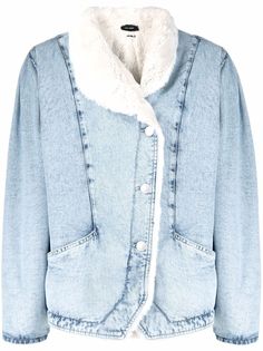 Isabel Marant джинсовая куртка с воротником-шалькой