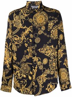 Versace Jeans Couture рубашка с принтом Regalia Baroque
