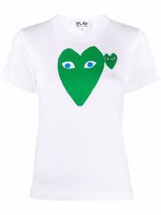 Comme Des Garçons Play футболка с принтом