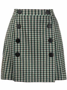 Pinko юбка мини в клетку
