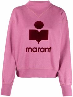 Isabel Marant Étoile толстовка Moby с логотипом