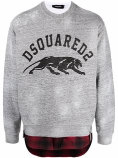 Dsquared2 толстовка с круглым вырезом и логотипом