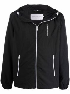Calvin Klein Jeans легкая куртка с капюшоном и логотипом
