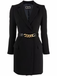 Elisabetta Franchi платье-блейзер с поясом