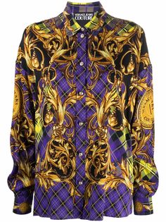 Versace Jeans Couture рубашка Regalia с принтом Baroque