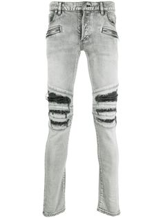 Balmain джинсы кроя слим с прорезями