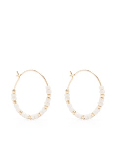 Petite Grand позолоченные серьги-кольца Buttercup