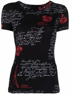 Love Moschino футболка с принтом