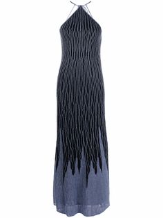 M Missoni платье с вырезом халтер и люрексом