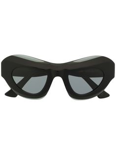 George Keburia солнцезащитные очки в массивной оправе кошачий глаз