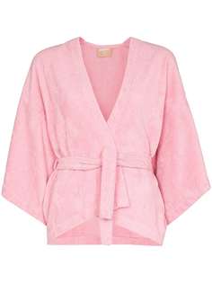 Terry. топ Il Pareo Kimono с запахом