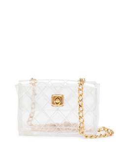 Chanel Pre-Owned стеганая сумка через плечо 1985-1993 годов с логотипом CC