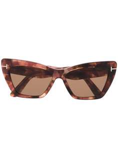 TOM FORD Eyewear солнцезащитные очки в оправе кошачий глаз