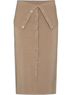 Dion Lee трикотажная юбка миди