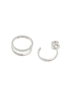 MM6 Maison Margiela комплект из двух колец