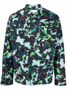 Kenzo куртка-рубашка с принтом Archive Floral