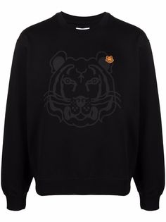 Kenzo толстовка с принтом Tiger