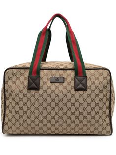 Gucci Pre-Owned дорожная сумка GG Sherry Line