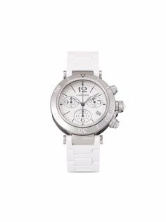 Cartier наручные часы Pasha Chronograph pre-owned 37 мм 2010-го года
