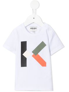 Kenzo Kids футболка с монограммой