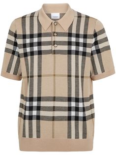 Burberry рубашка поло Wellman в клетку Vintage Check