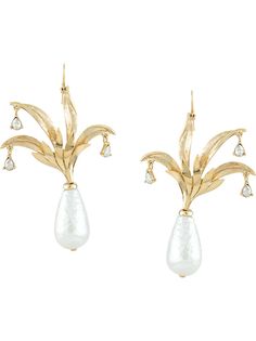 Oscar de la Renta серьги с подвесками