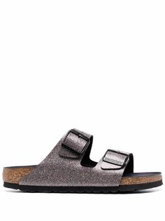 Birkenstock сандалии с ремешками и блестками