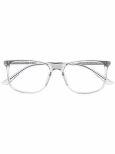 Calvin Klein очки в прозрачной квадратной оправе