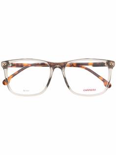 Carrera tortoiseshell-effect square-frame glasses